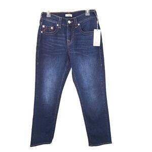 True Religion Bobby Relaxed Baggy Jeans Size 28 X 30 Dark Wash‎ Indie Sleaze